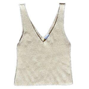 Full Tilt Yellow Knit Tank Top